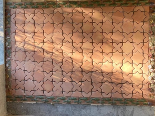 Saltillo Tile Artesanal Handmade.piso De Barro Diversas Fig