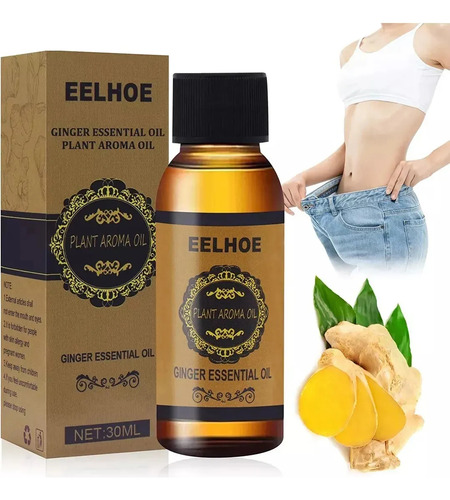 Esencial Aceite De Jengibre Para Drenaje Abdominal, Aceite