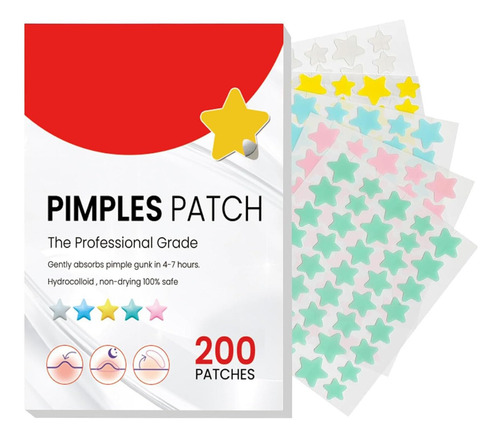 180 Parches Para Acné. Pimple Patch, Calcomanías Ultra