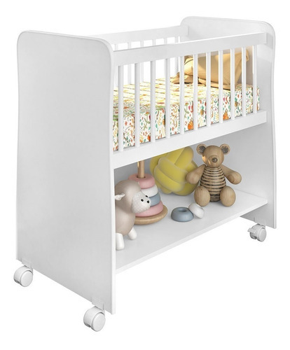 Peternella New Baby Mini Berço com colchão cor branco