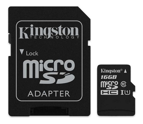 Tarjeta De Memoria Kingston Micro Sd 16 Gb