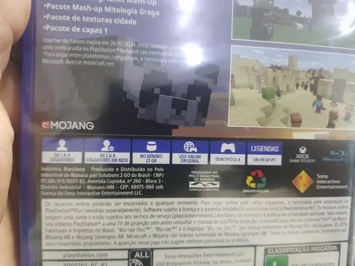Jogo Minecraft Starter Collection Ps4 Físico Português