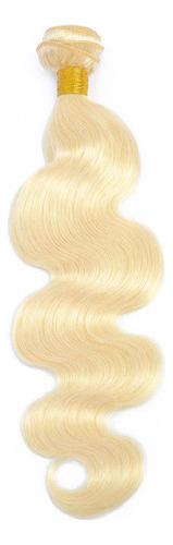 Cabelo Humano Natural Na Tela Cabelo Loiro Liso 50cm 100g