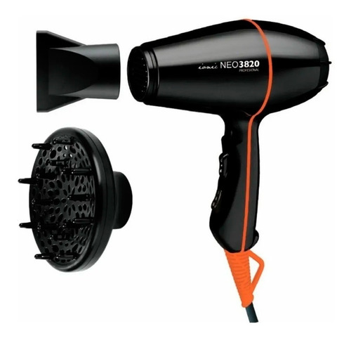 Secador De Pelo Profesional Eurostil Neo 3820 Ionico Difusor