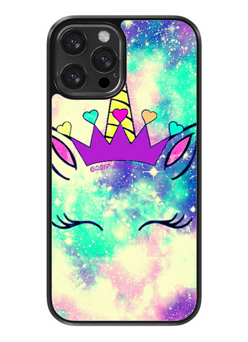 Funda Diseño Para iPhone Unicornio Con Corona  #6