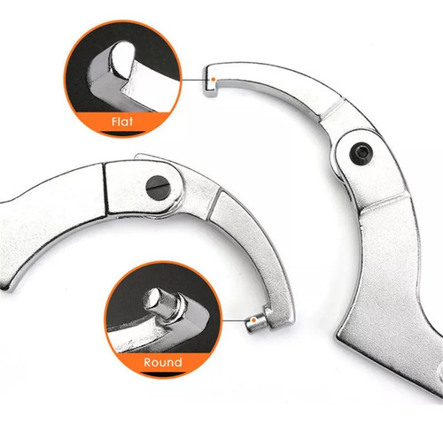 Llave De Media Luna Ajustable Multifuncional De 19 A 51 Mm,