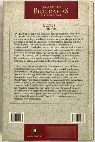 Biografia Hernan Cortes Eduardo Montoya De La Rica (Usado)
