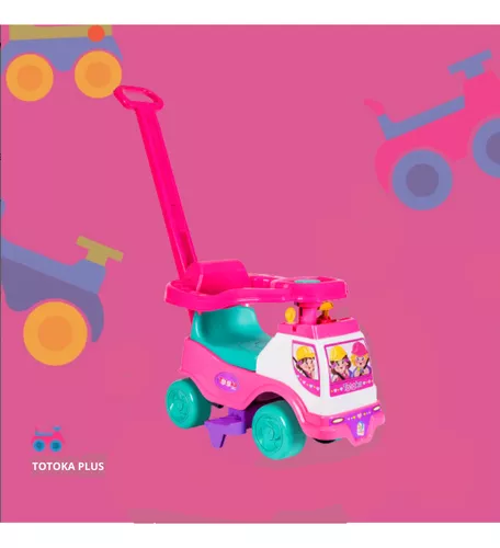 Totoca Totoka Plus Menina Triciclo Infantil Bebe Sons Brinde