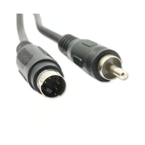 Kit 5 Pçs Cabo Super Vídeo Svhs X Rca Macho 1,8mt