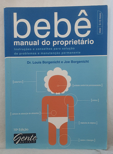 Livro Bebê, Manual Do Proprietário - Dr. Louis Borgenicht E Joe Borgenicht - Editora Gente (Usado)