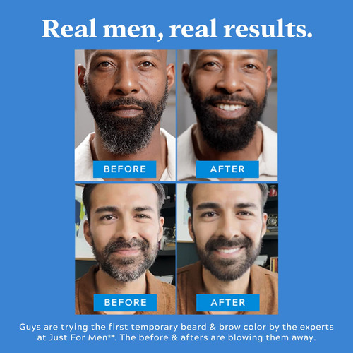 Color Para Barba Y Cejas Solo Para Hombres, Marrón Oscuro/ne