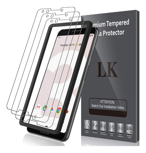 Lk 3 Protector Pantalla Para Google Pixel Bandeja Facil Hd