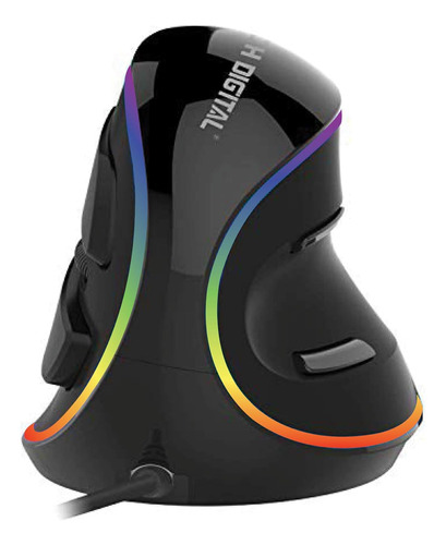 J-tech Digital Ergonomic Mouse Wired - Rgb Vertical Gamin...