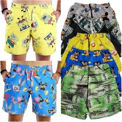 Imagem 3 de 9 de Kit 7 Shorts Bermudas Mauricinho Atacado Revenda