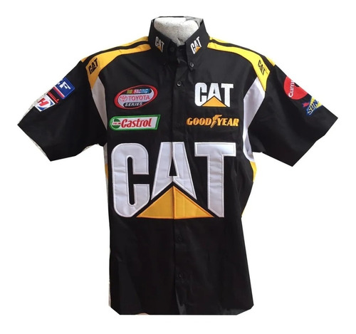 Camisa Caterpillar Escuderia Maquinas Castrol Good Year Lth