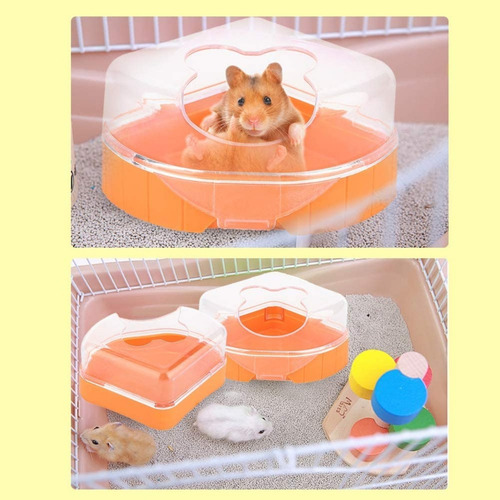 Casa Sanitaria Para Hamster Plastico Un Orificio