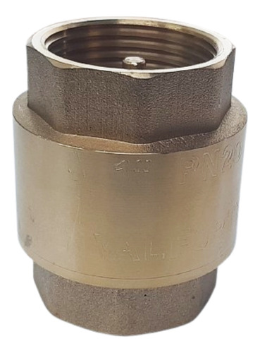 Valvula Retencion De Agua Bronce 1'' Pulgada