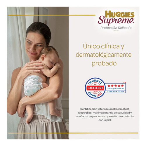 Pañales Huggies Supreme Rn Unisex 40 Piezas Rn Sin Género