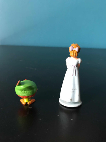 Mini Figura Wendy Y Peter Pan Sonrics Y Otros (Usado)