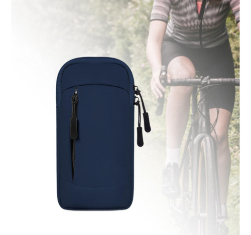 Bolsa De Brazo De Teléfono Inteligente De Azul Oscuro