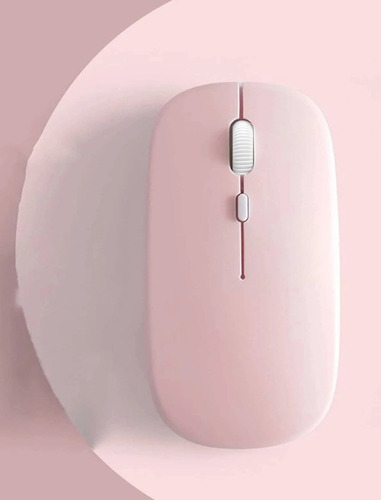 Mouse Yisen Sb-129 Inalámbrico Bluetooth Y 2.4g Recargable Rosa