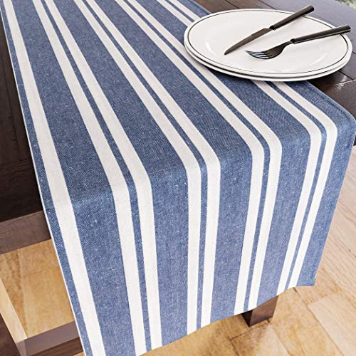 Mantel Para 8 Personas - Franca Blue Stripes -