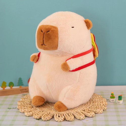 Muñeco De Peluche De Capibara, Juguete De Hamburguesa Y L