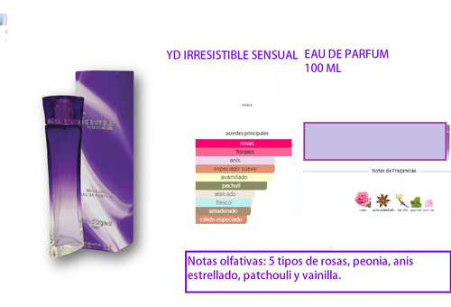 Perfume Yd Irresistible Sensualxx Edp De Yves D'orgeval Fem