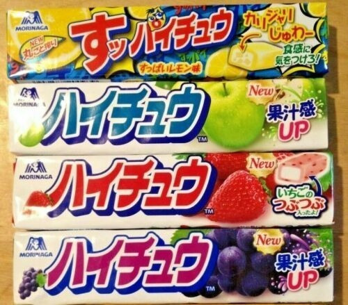Suppai Chew Strawberry-bala Mastigável Morinaga Morango