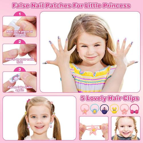Kit De Maquillaje Para Niñas Juguete De 99 Piezas Lavables