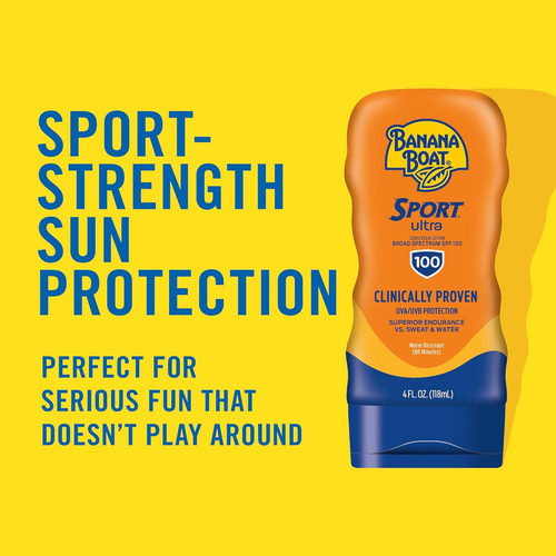 Banana Boat Sport Ultra Spf 100 Loción De Protección Solar,