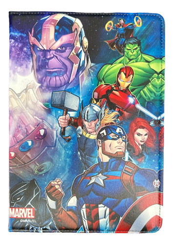 Funda Universal Para Tablet 7 8 Pulgadas Marvel Avengers