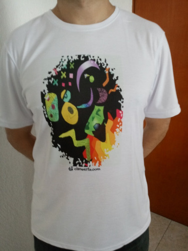 Playera Los Cuidadores Talla G Caballero Blanca