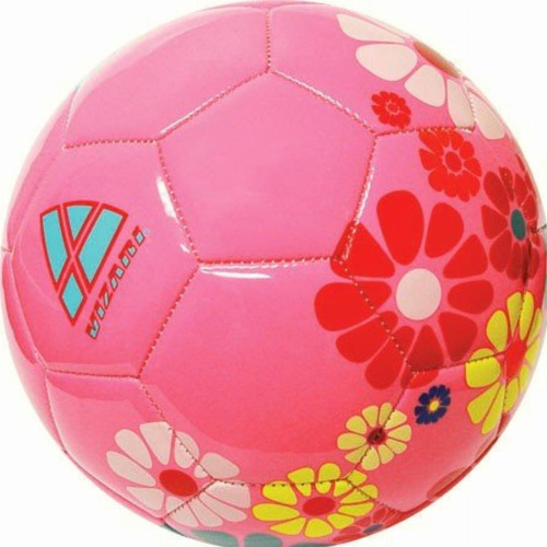 Vizari Blossom Soccer Ball, Pink/blue, 4