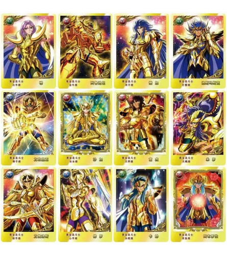 Tarjetas Cards Caballeros Del Zodiaco Colección Completa