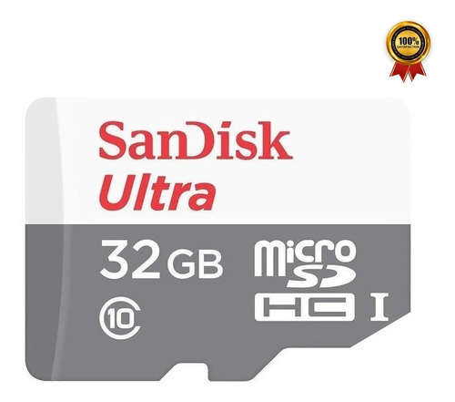 Imagem 2 de 6 de Cartão Memória Sandisk Ultra 32gb Micro Sd Original