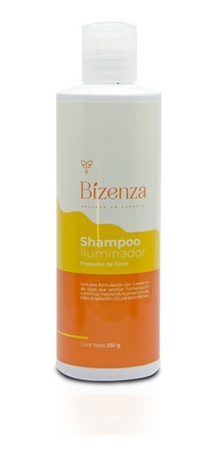 Shampoo Hidratante Protector De Color Bizenza De 250 Gr