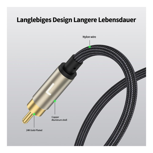Cable Ztoxlr Rca, 2 Rca Macho A 2 Rca Macho Audio Audio Audi