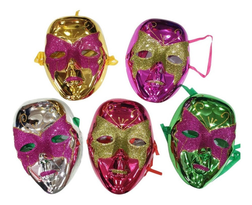 Mascara Antifaz Veneciana Carnava X10 Unidades 6281ac