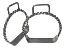Comprar Estribo Inox Chapa Torcido Com Alça Cavalo Loro Sela Arreio