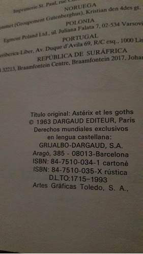 Imagen 2 de 4 de Antigua Revista Historieta Comic Asterik Y Los Godos