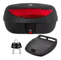 Comprar Bau Bauleto Moto 45 Litros Vermelho Pro Tork Pu002F 2 Capacetes