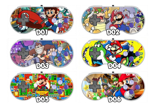 Skins Protector Para Controles Snes Super Nintendo Vinilo