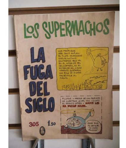 Comic Los Supermachos 305 Editorial Posada Vintage 