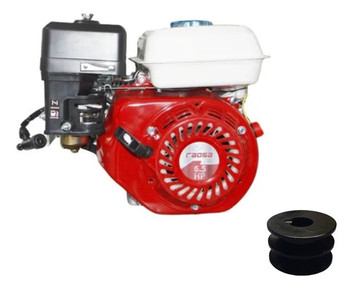 Motor De Gasolina 6.5 Hp Gx160 Raosamx Con Chumacera Polea