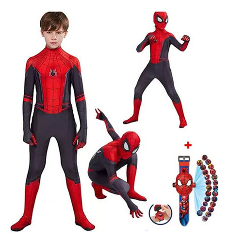 Spiderman Niños Espectáculo Traje Marvel Super Heroes