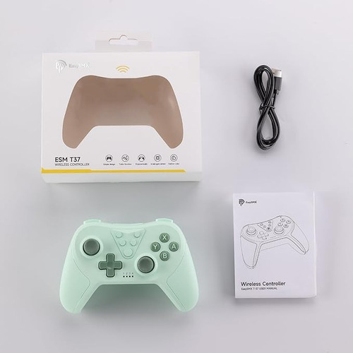 Controle Sem Fio Easysmx T37 Bluetooth Cor Bege
