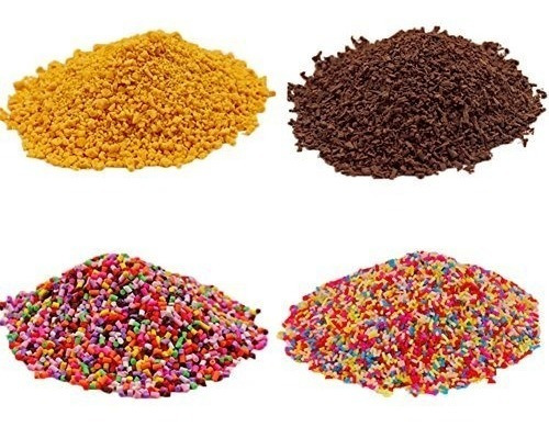 Paquete De 4 Coloridos Dulces De Caramelo Falsos Azúcar Spri