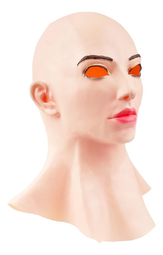 Capa De Cabeça Feminina De Látex Fantasia Drag Queen Hallowe