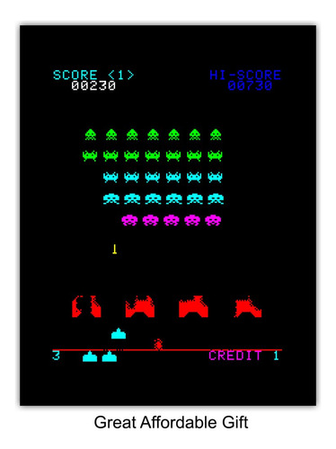Set De Estampado Clásico De Juegos De Arcade Para Pared, 20